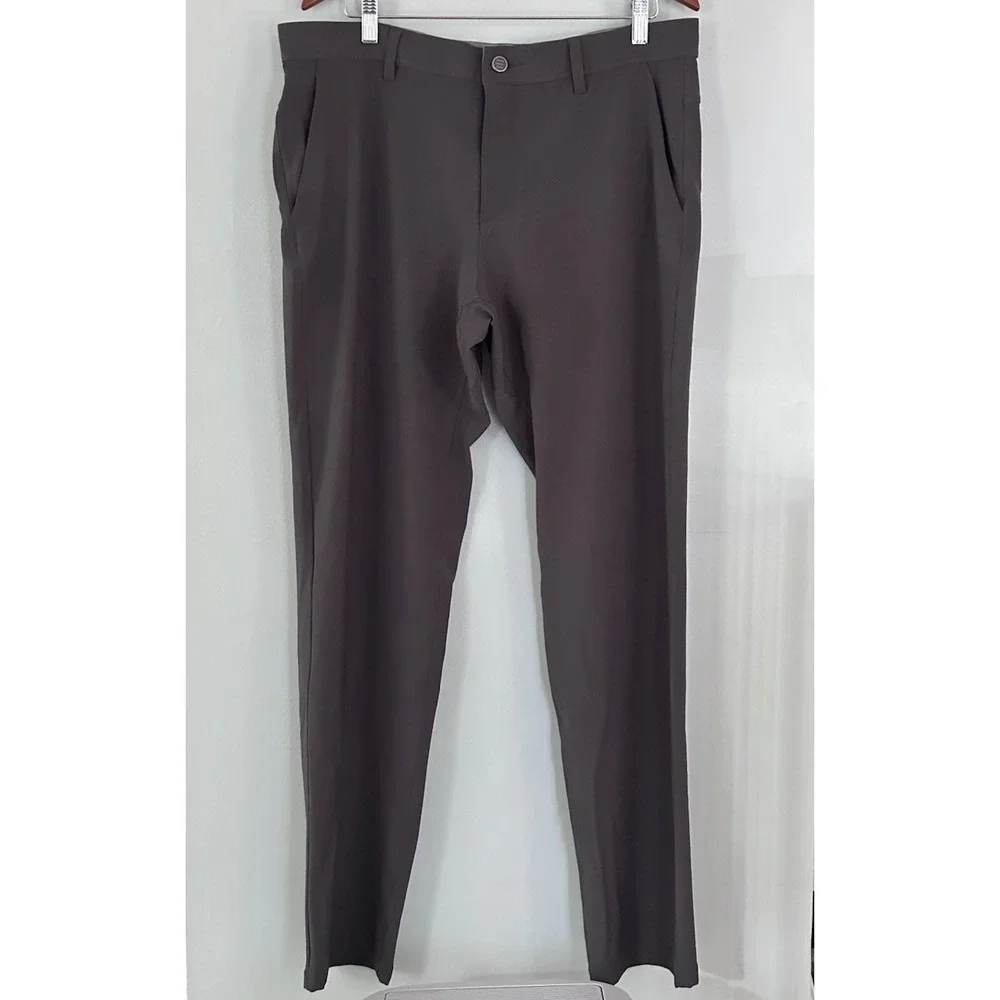 Free Fly Nomad Pants Men 36x34 Gray Stretch Performance Golf Preppy City Chino